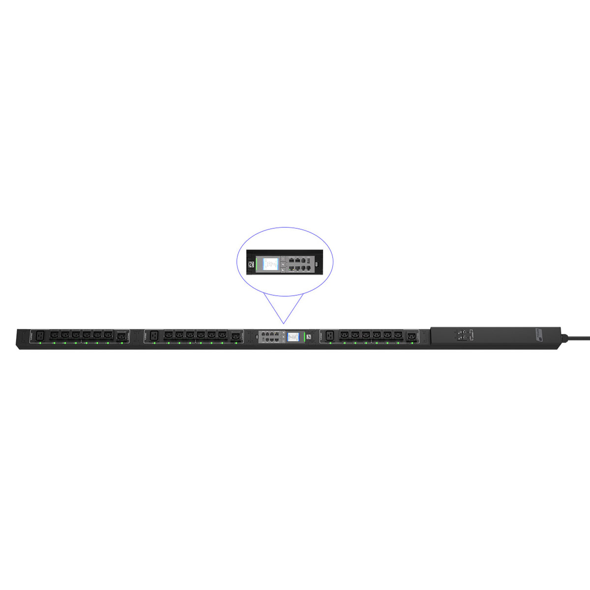 PDU Vertical 16A Monitoreable – Distribución de Energía en Rack para Data Center