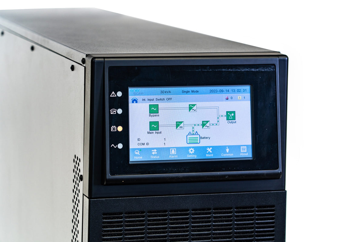 UPS Trifásico Online 30kVA / 30kW – Pantalla Touch, Respaldo para Data Center